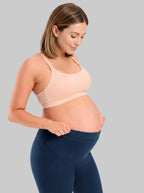 Leggings Nova – Premamá Sin Costura Delantera y Cintura Alta