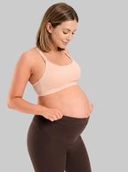 Leggings Nova – Premamá Sin Costura Delantera y Cintura Alta