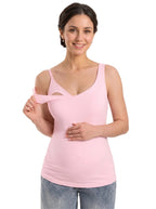 Nuva, top de lactancia con cuello en V
